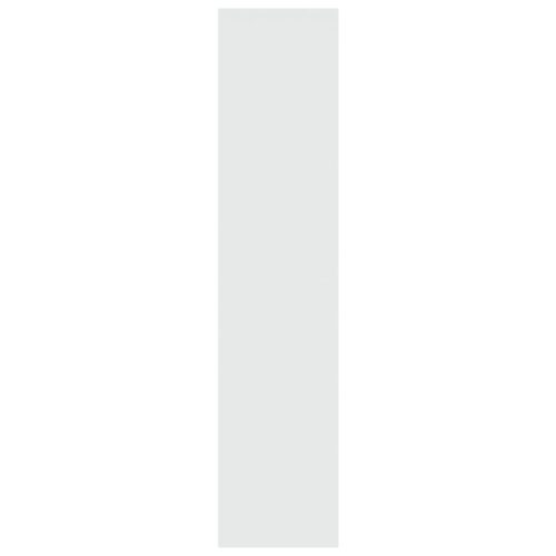 Book Cabinet/Room Divider High Gloss White 100x30x135cm - Image 4
