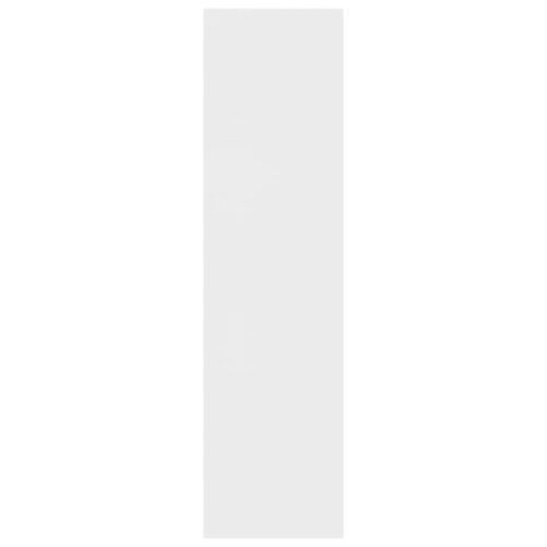 Book Cabinet/Room Divider White 155x24x160cm Engineered Wood - Image 5