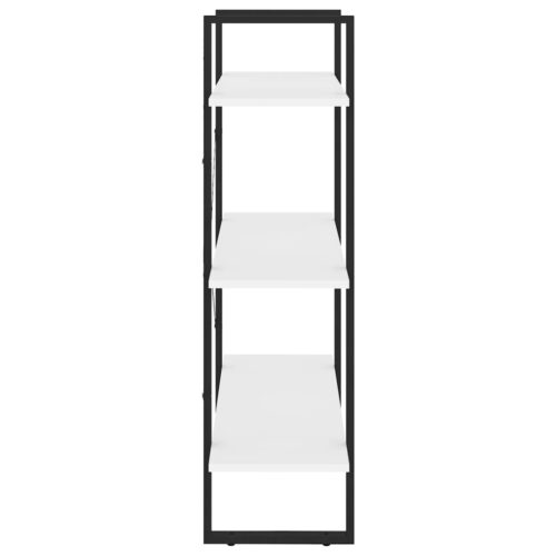 Book Cabinet White 80x30x105cm Engineered Wood - Image 5