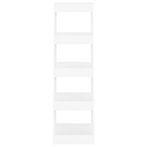 Book Cabinet/Room Divider White 40x30x135cm - Image 3