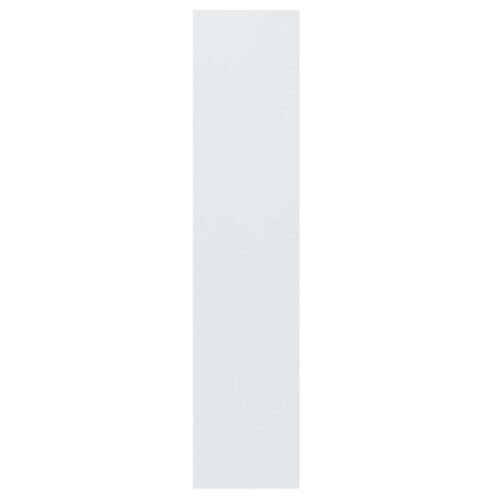 Book Cabinet/Room Divider High Gloss White 60x30x135cm Engineered Wood - Image 6