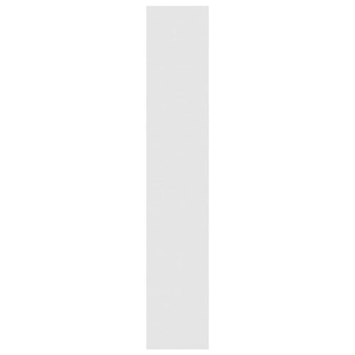 Book Cabinet/Room Divider High Gloss White 60x30x166cm Engineered Wood - Image 6