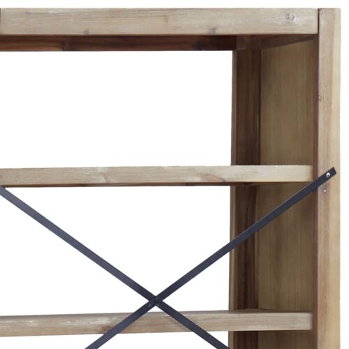 5-Tier Bookcase 80x30x140cm Solid Wood Acacia - Image 6