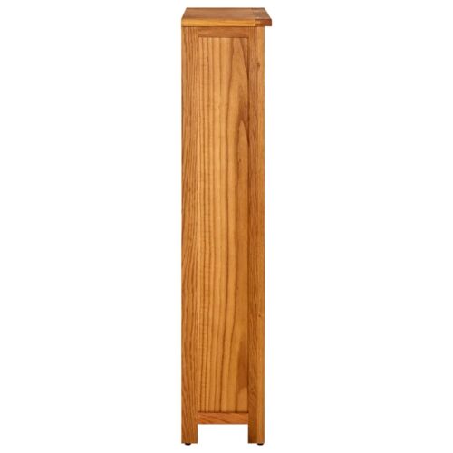 4-Tier Bookcase 70x22x110cm Solid Oak Wood - Image 3