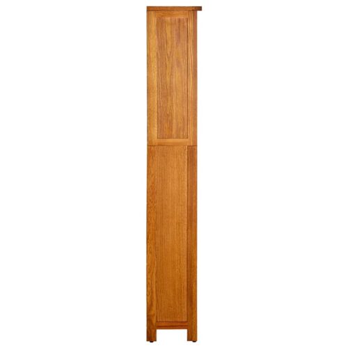 5-Tier Bookcase 70x22x140cm Solid Oak Wood - Image 3