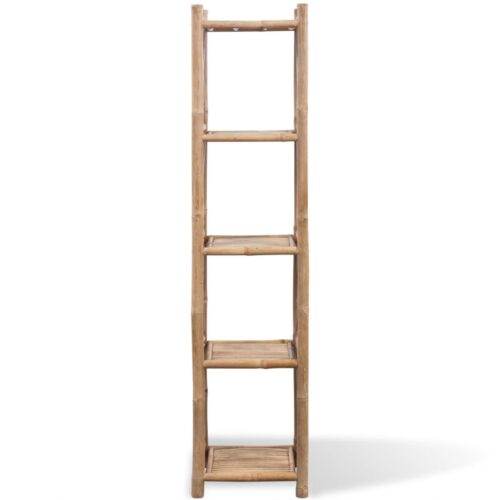 5-Tier Square Bamboo Shelf - Image 2