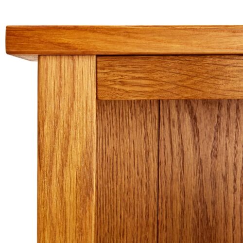 3-Tier Bookcase 70x22.5x82cm Solid Oak Wood - Image 4