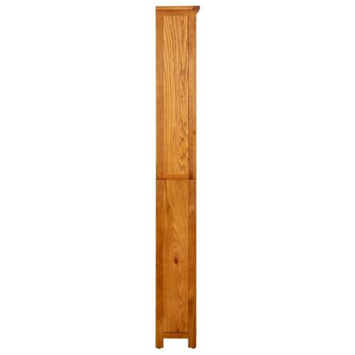 6-Tier Bookcase 80x22.5x180cm Solid Oak Wood - Image 3