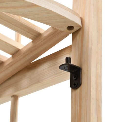 Corner Shelf Cedar Wood 27x27x110cm - Image 5