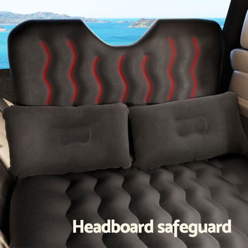 Weisshorn Car Mattress 176x80 Inflatable SUV Back Seat Camping Bed Charcoal - Image 5