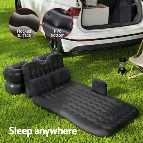 Weisshorn Car Mattress 176x80 Inflatable SUV Back Seat Camping Bed Charcoal - Image 6