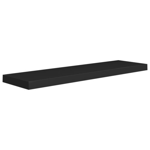 2-Piece Floating Shelf Set DIY Wall Mount Display Book Shelves Shelving Black - Image 3