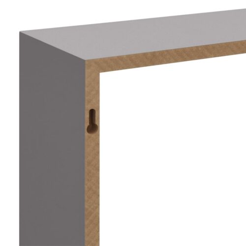 Wall Cube Shelves 3pcs Grey MDF - Image 10