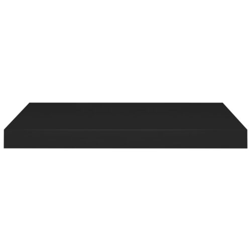 2-Piece Floating Shelves DIY Wall Mount Set Wooden Display Book Shelf Black 60cm - Image 4