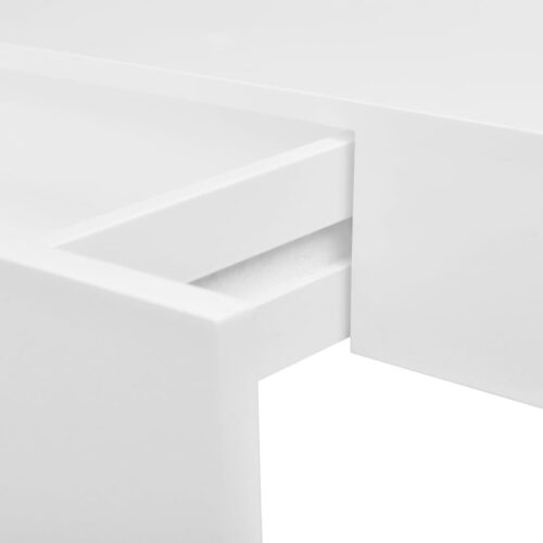 2x Floating Shelves with Drawer DIY Wall Mount Display Book Shelf Wooden Rack - Image 5
