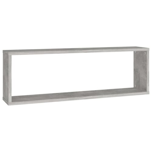 Wall Cube Shelves 6pcs Concrete Grey 80x15x26.5cm Engineered Wood - Image 6