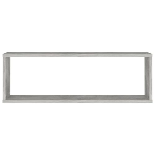 Wall Cube Shelves 6pcs Concrete Grey 80x15x26.5cm Engineered Wood - Image 7