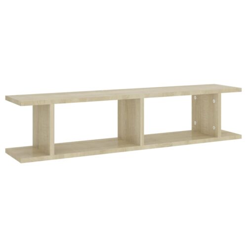 Wall Shelves 2pcs Sonoma Oak 90x18x20cm Engineered Wood - Image 4