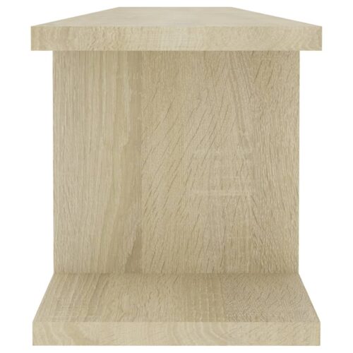 Wall Shelves 2pcs Sonoma Oak 90x18x20cm Engineered Wood - Image 6