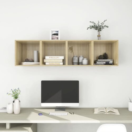 Wall Cabinets 4pcs Sonoma Oak 37x37x37cm Engineered Wood