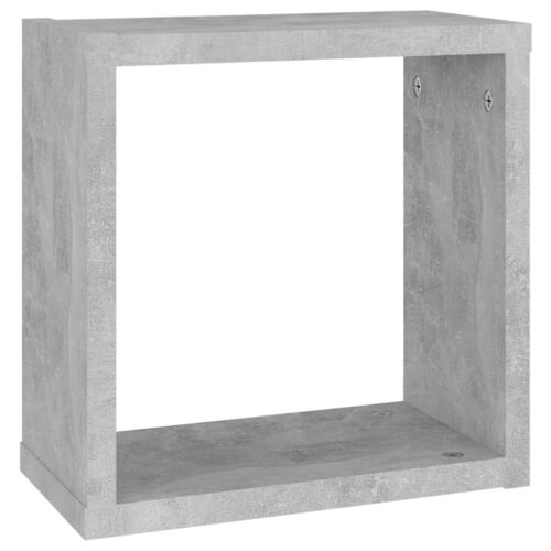 Wall Cube Shelves 6pcs Concrete Grey 30x15x30cm - Image 7