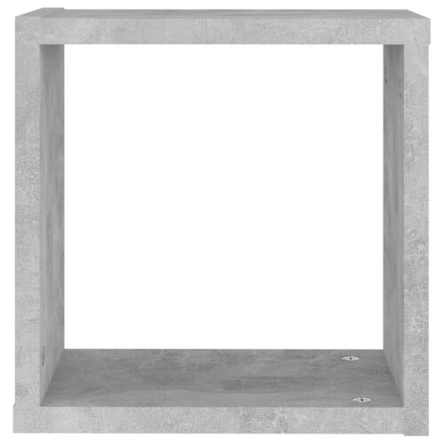Wall Cube Shelves 6pcs Concrete Grey 30x15x30cm - Image 8