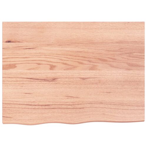 Wall Shelf Light Brown 80x60x(2-6)cm Treated Solid Wood Oak - Image 2