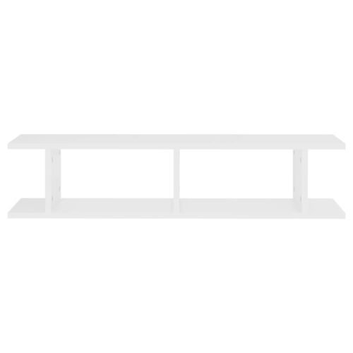 Wall Shelves 2pcs White 90x18x20cm Engineered Wood - Image 5