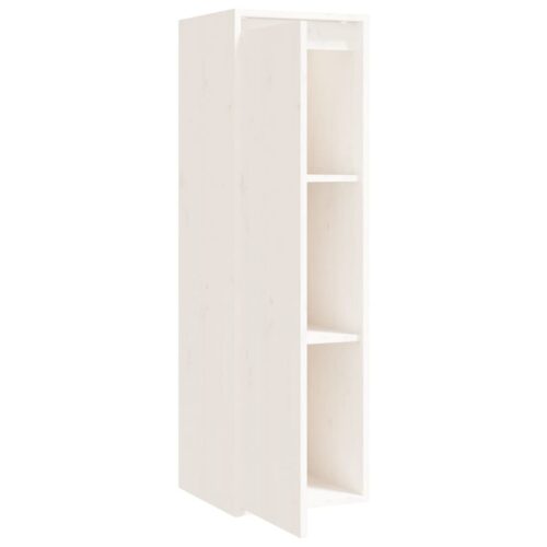 Wall Cabinets 2pcs White 30x30x100cm Solid Wood Pine - Image 6