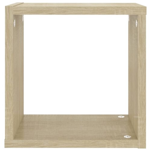 Wall Cube Shelves 6pcs Sonoma Oak 26x15x26cm - Image 8