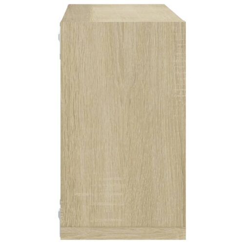 Wall Cube Shelves 6pcs Sonoma Oak 26x15x26cm - Image 9