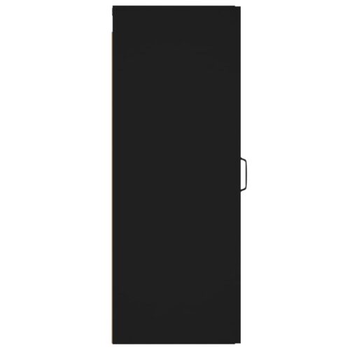 Hanging Wall Cabinet Black 34.5x34x90cm Engineered Wood - Image 8