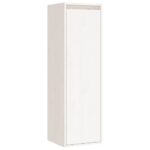 Wall Cabinet White 30x30x100cm Solid Wood Pine