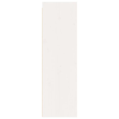 Wall Cabinet White 30x30x100cm Solid Wood Pine - Image 4