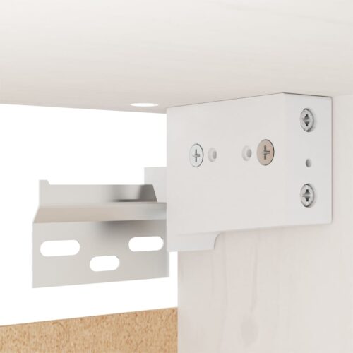 Wall Cabinet White 30x30x100cm Solid Wood Pine - Image 7