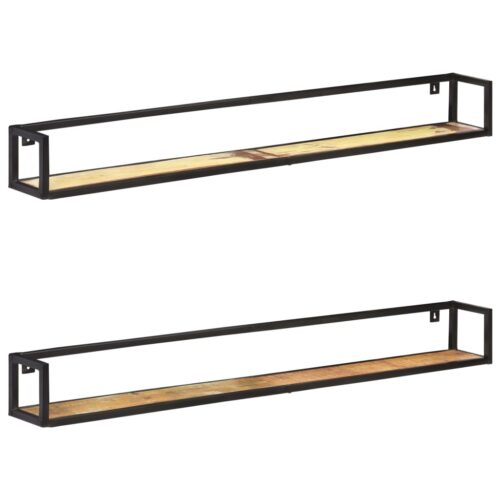 Wall Shelves 2pcs 160cm Solid Reclaimed Wood