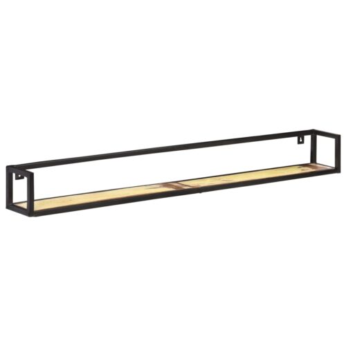 Wall Shelves 2pcs 160cm Solid Reclaimed Wood - Image 2