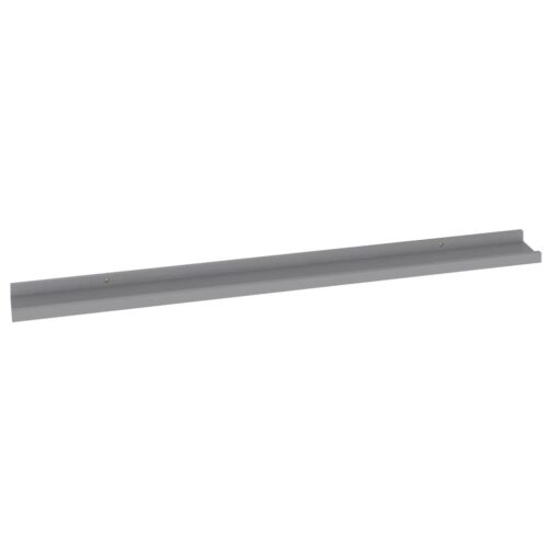 Wall Shelves 2pcs Grey 100x9x3cm - Image 5