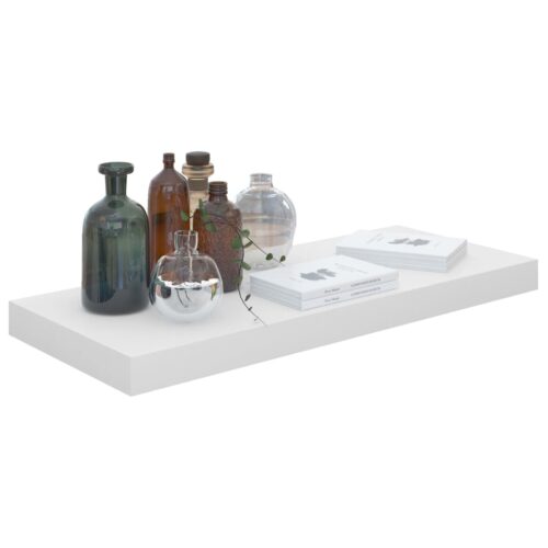 Floating Wall Shelves 4pcs High Gloss White 60x23.5x3.8cm MDF - Image 3