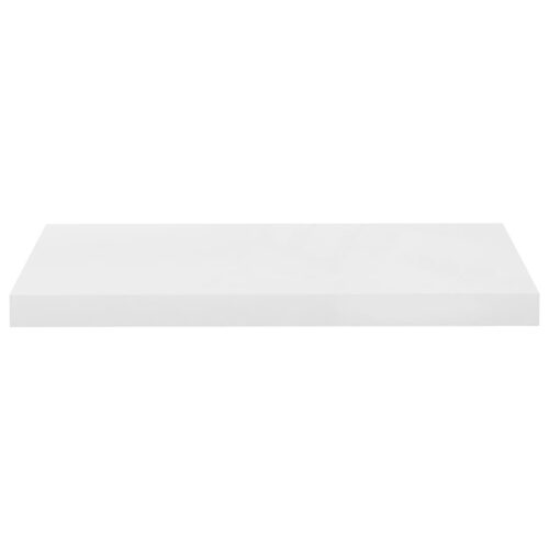 Floating Wall Shelves 4pcs High Gloss White 60x23.5x3.8cm MDF - Image 5