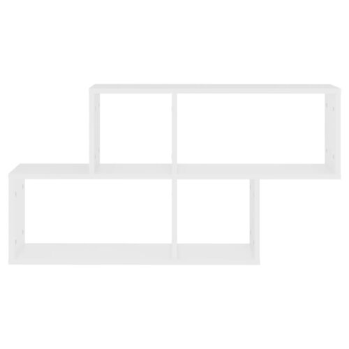 Wall Shelf White 100x18x53cm Engineered Wood - Image 4