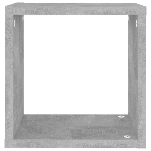 Wall Cube Shelves 6pcs Concrete Grey 26x15x26cm - Image 8