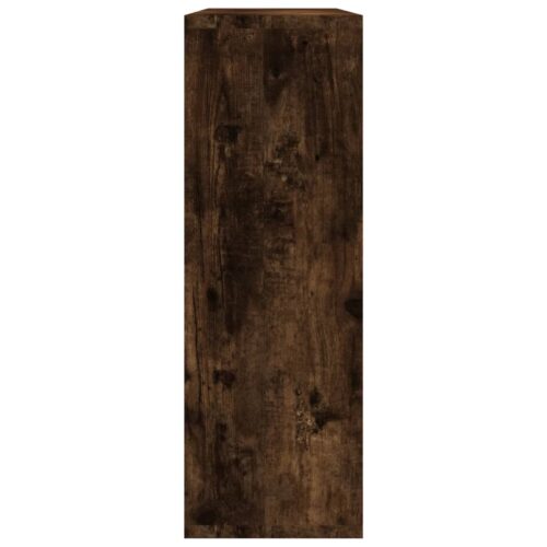 Wall Shelf Smoked Oak 104x20x58.5cm Engineered Wood - Image 4