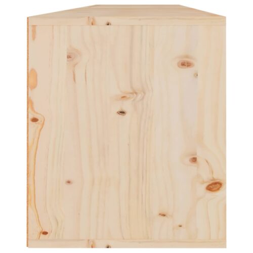 Wall Cabinets 2pcs 80x30x35cm Solid Wood Pine - Image 5