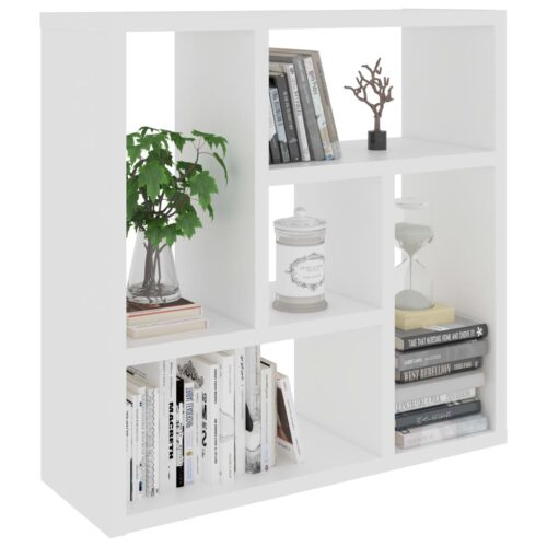 Wall Shelf White 45.1x16x45.1cm Engineered Wood - Image 3