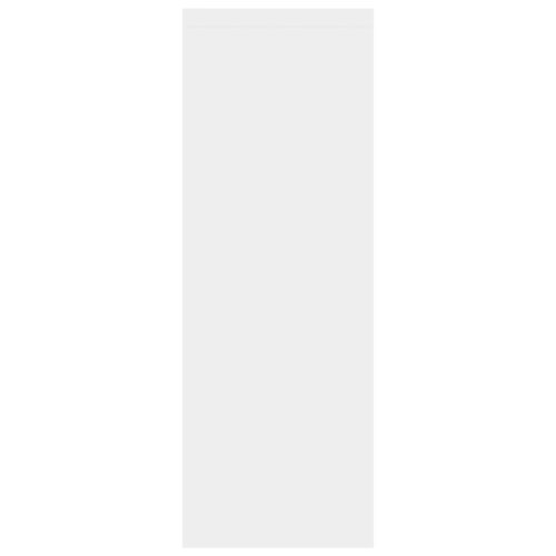 Wall Shelf White 45.1x16x45.1cm Engineered Wood - Image 5