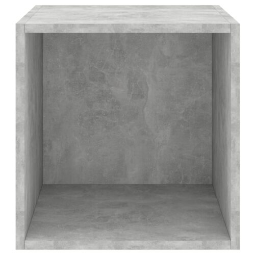 Wall Cabinet Concrete Grey 37x37x37cm Engineered Wood - Image 9