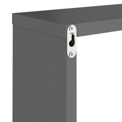 Wall Cube Shelves 6pcs Grey 30x15x30cm - Image 10