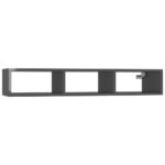 High Gloss Bookshelf Wall Mount Floating Display Storage Book Cabinet Shelf Rack