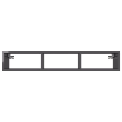 High Gloss Bookshelf Wall Mount Floating Display Storage Book Cabinet Shelf Rack - Image 5
